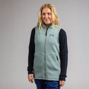 Janus x Kleveland ullfleece vest til dame, farge grønn